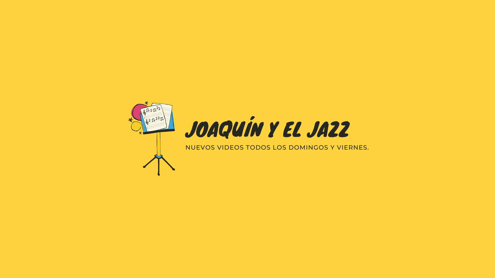 Amarillo Negro Música Jazz Banner para YouTube Amarillo Negro Música Jazz Banner para YouTube