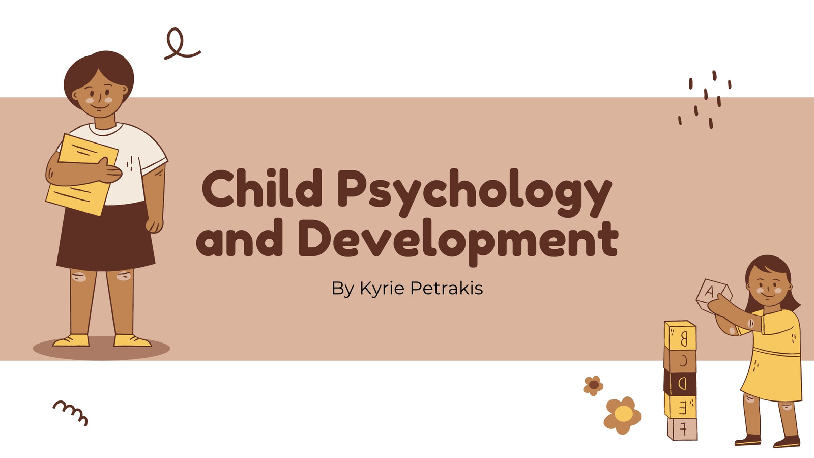 Brown Neutral Simple Child Psychology Presentation