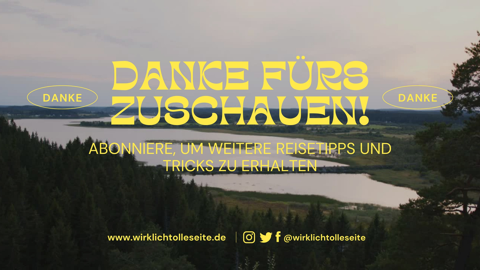 Gelb Videozentrisch YouTube-Outro Gelb Videozentrisch YouTube-Outro