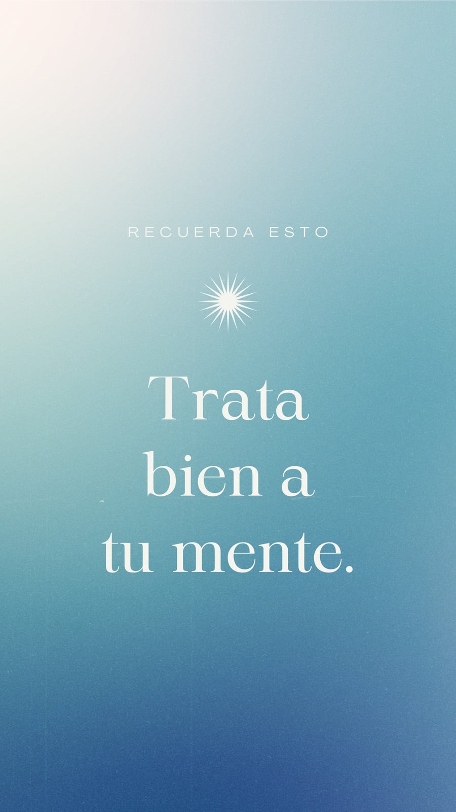 Azul Verde Gradiente Frase Historia de Instagram