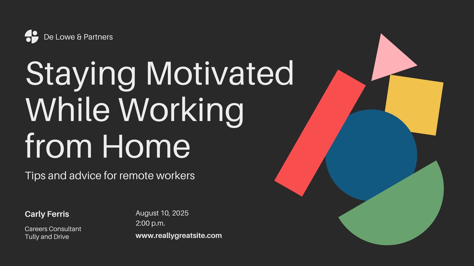 Dark Colorful Accent Geometric Modern Motivation Workshop Webinar Keynote Presentation Dark Colorful Accent Geometric Modern Motivation Workshop Webinar Keynote Presentation
