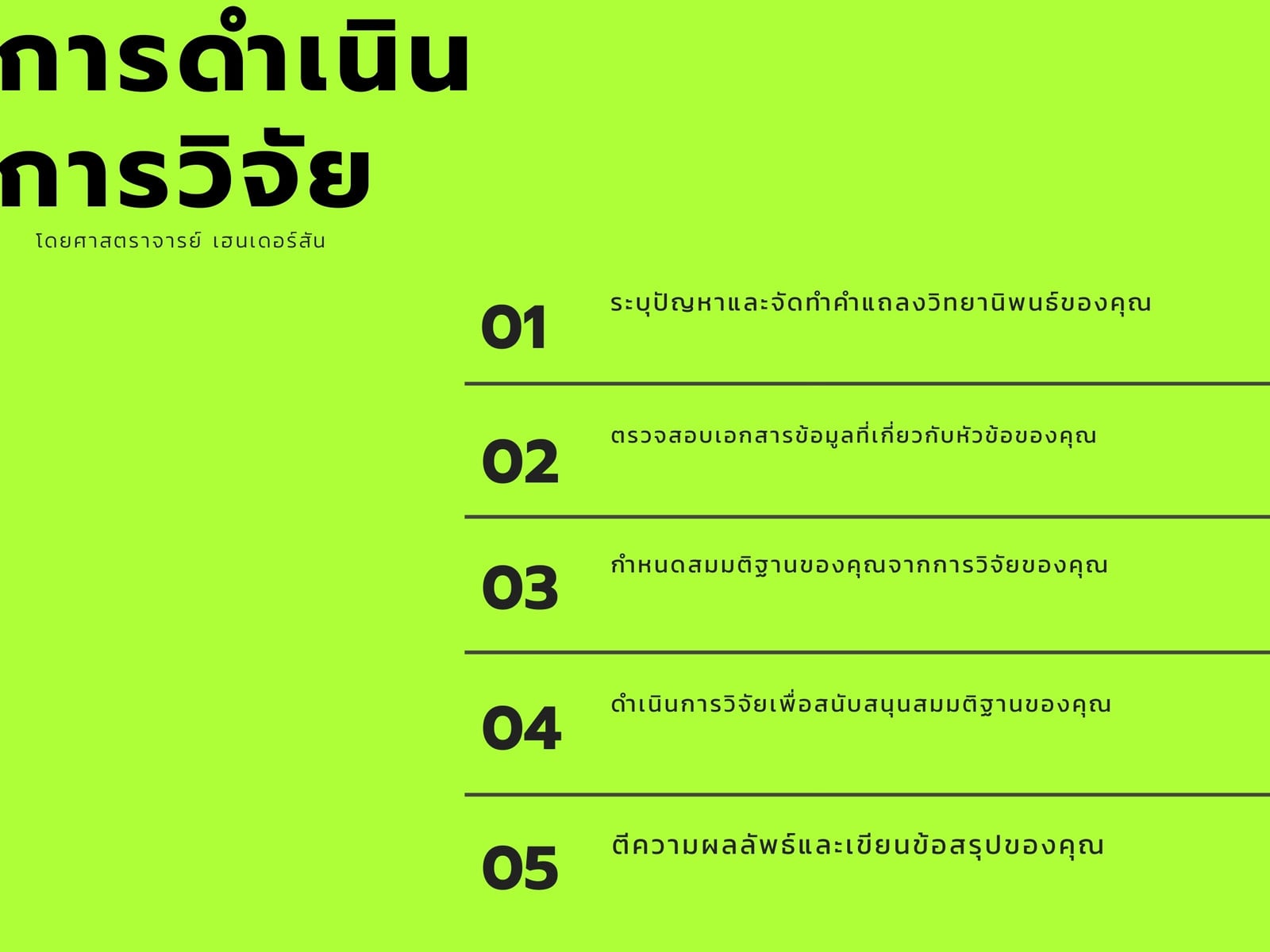 แผนภูมิการไหลของกระบวนการ สีเขียวนีออน