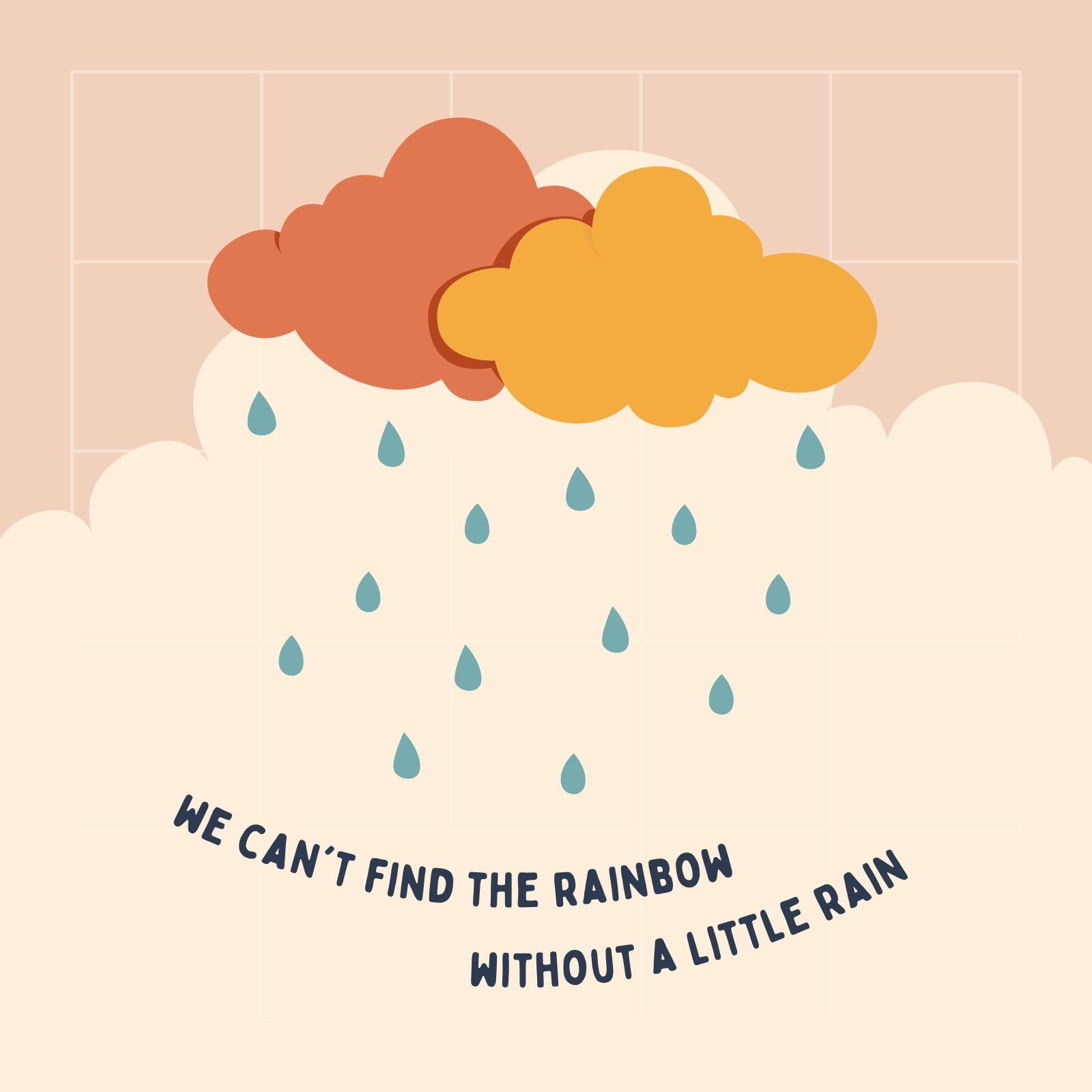 Free and customizable rain templates