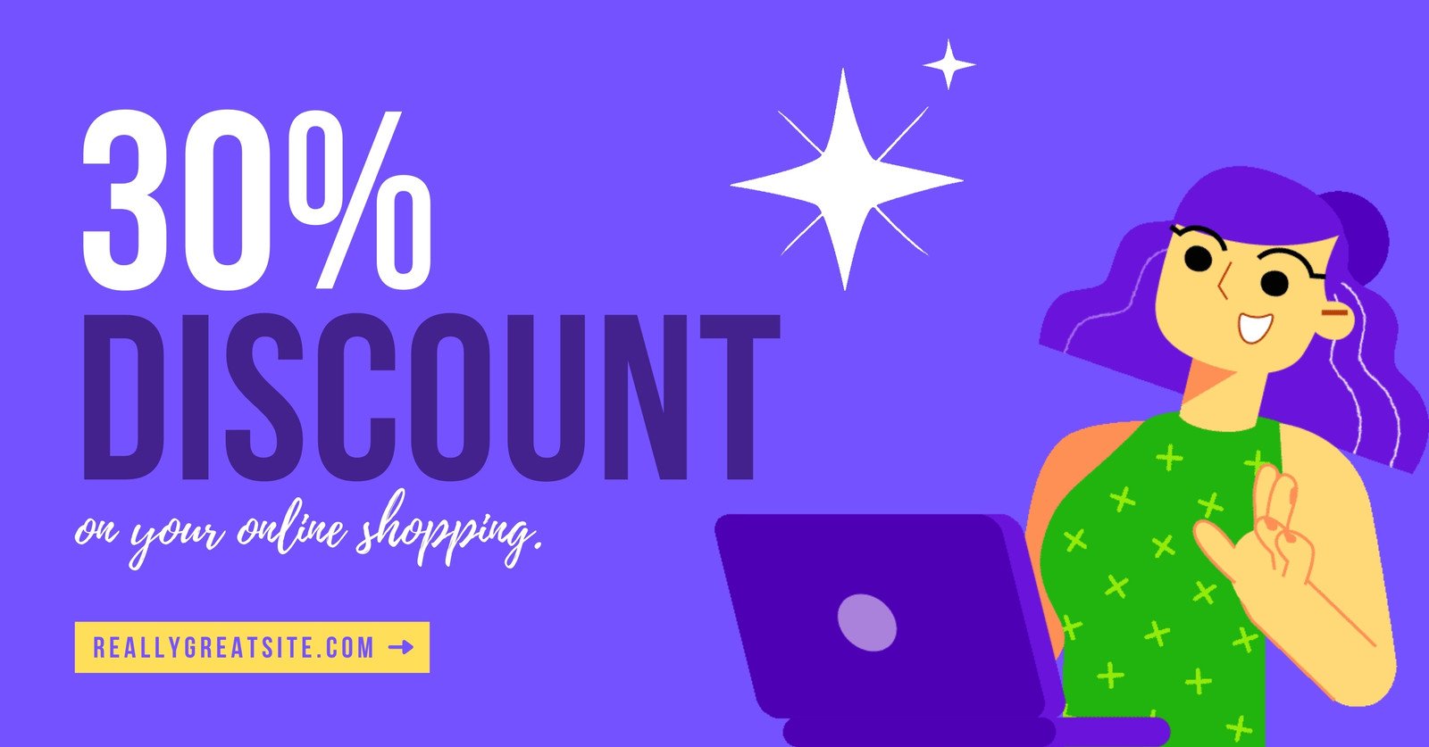 Animated Online Shopping Sale Facebook Ad