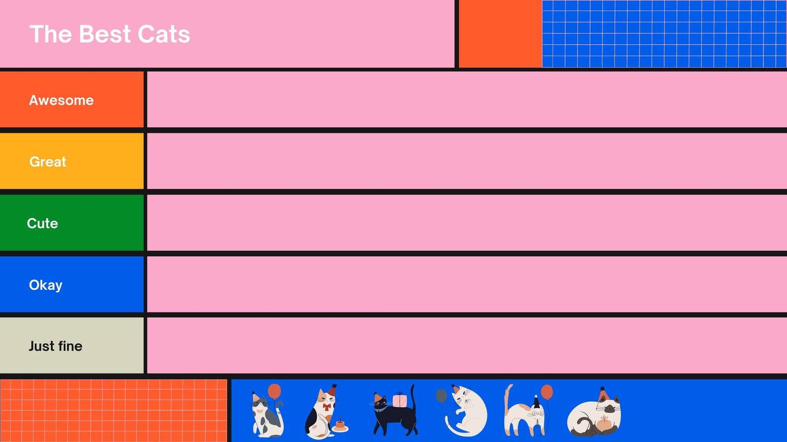 Pink Bright Red Blue and Yellow Bright Bold Swiss Tier List Pink Bright Red Blue and Yellow Bright Bold Swiss Tier List