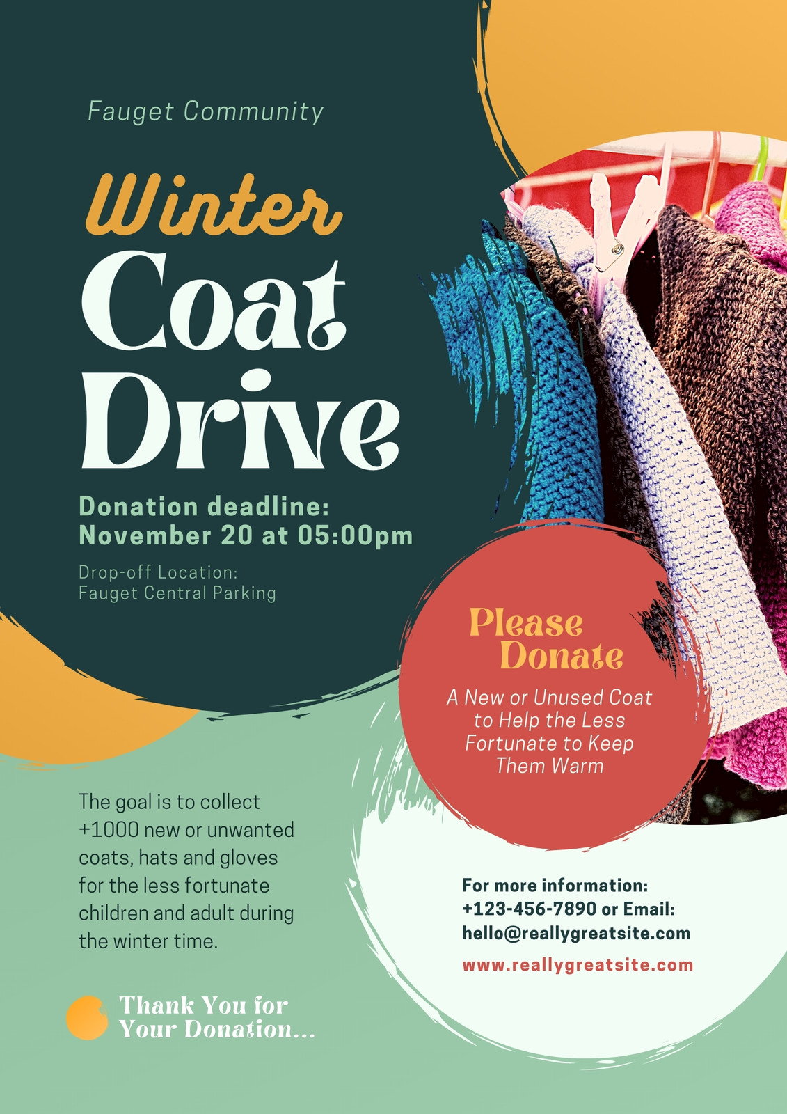 Coat Drive Flyer