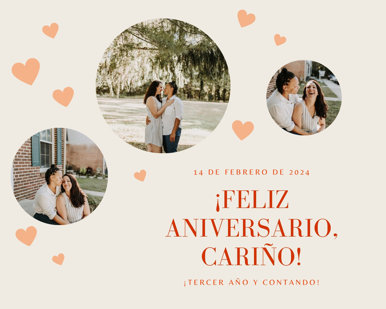 Romántico Otoño Aniversario Collage de Fotos Romántico Otoño Aniversario Collage de Fotos