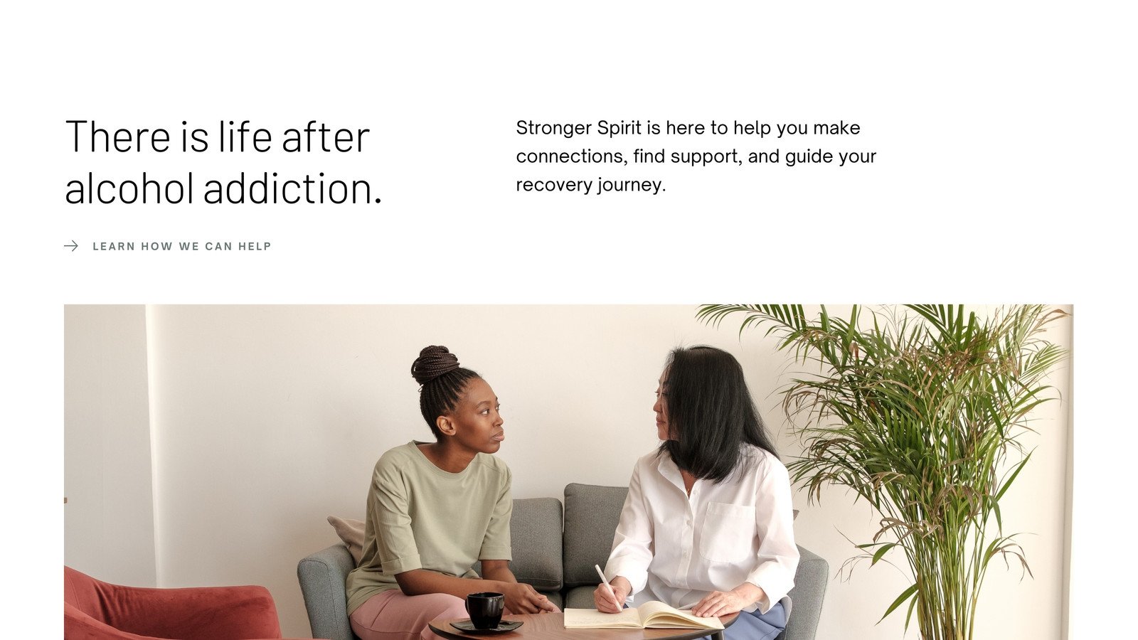 White, Black, and Gray Simple Light Health Charity Non-Profit Website