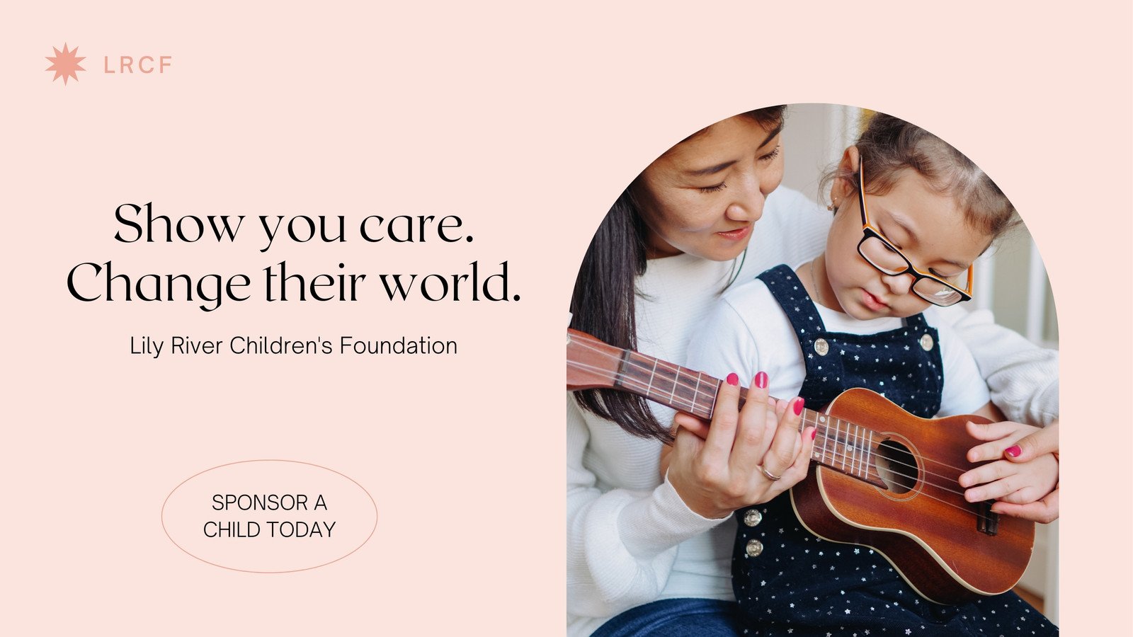 Peach and Pink Organic Warm Humanitarian Services Non-Profit Website