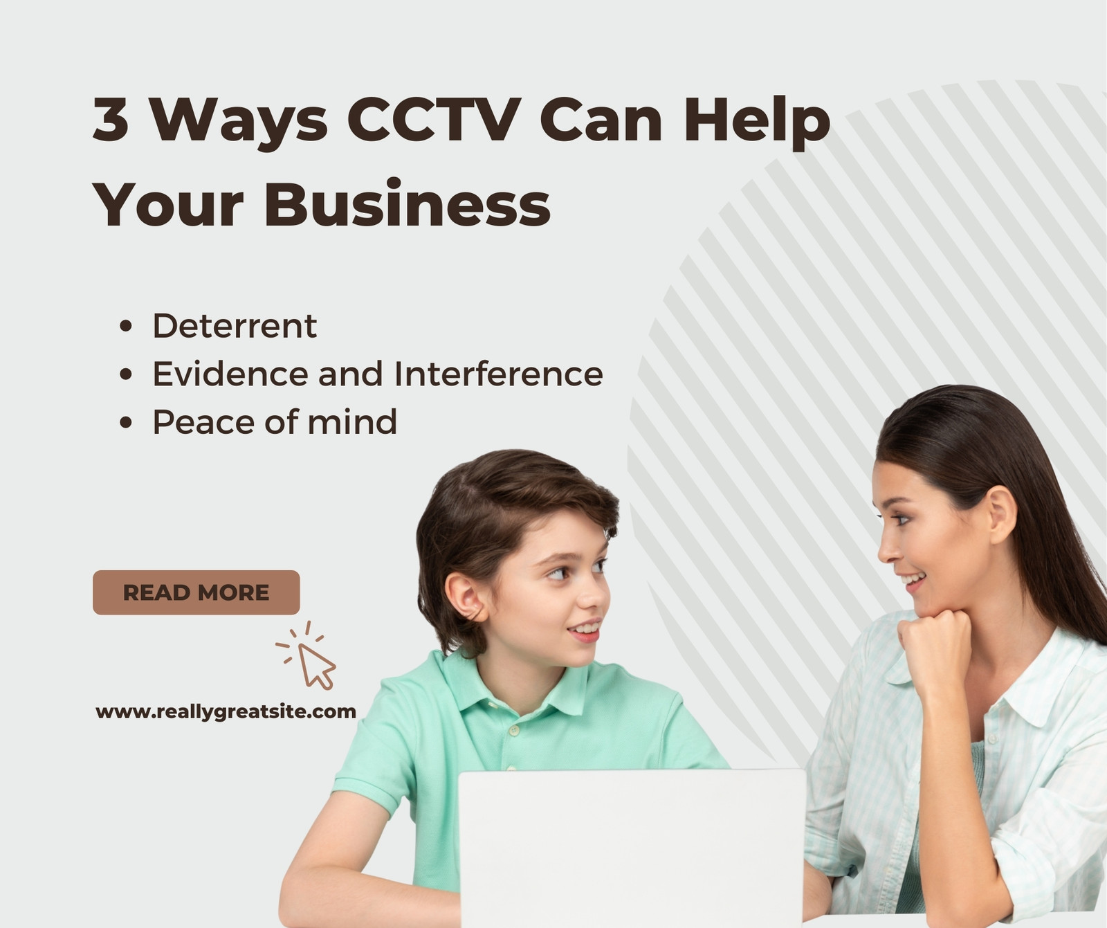 Soft Brown Pastel 3 Ways CCTV Can Help Your Business Facebook Post