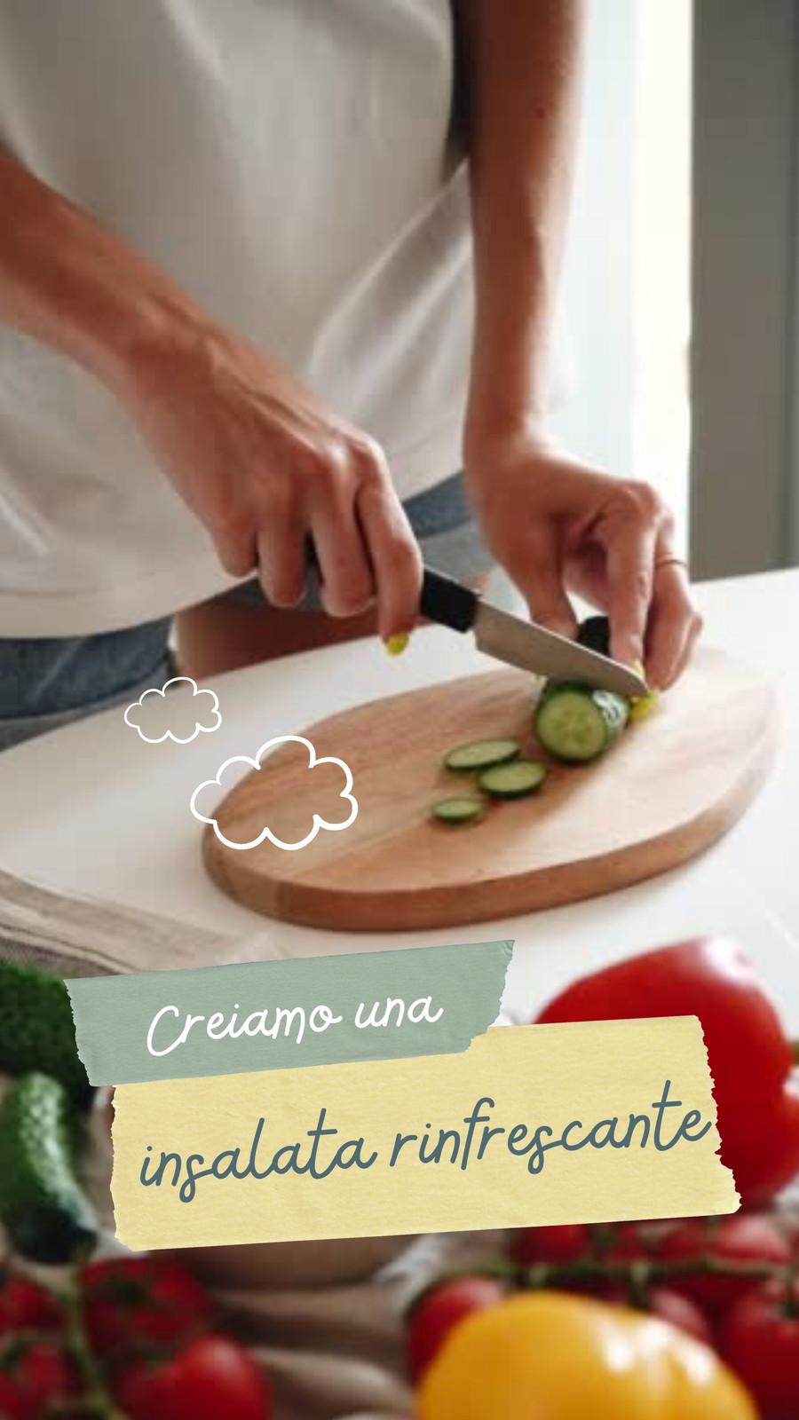 Giallo e Verde Diario morbido Cibi e bevande Preparazione pasti Video brevi di YouTube