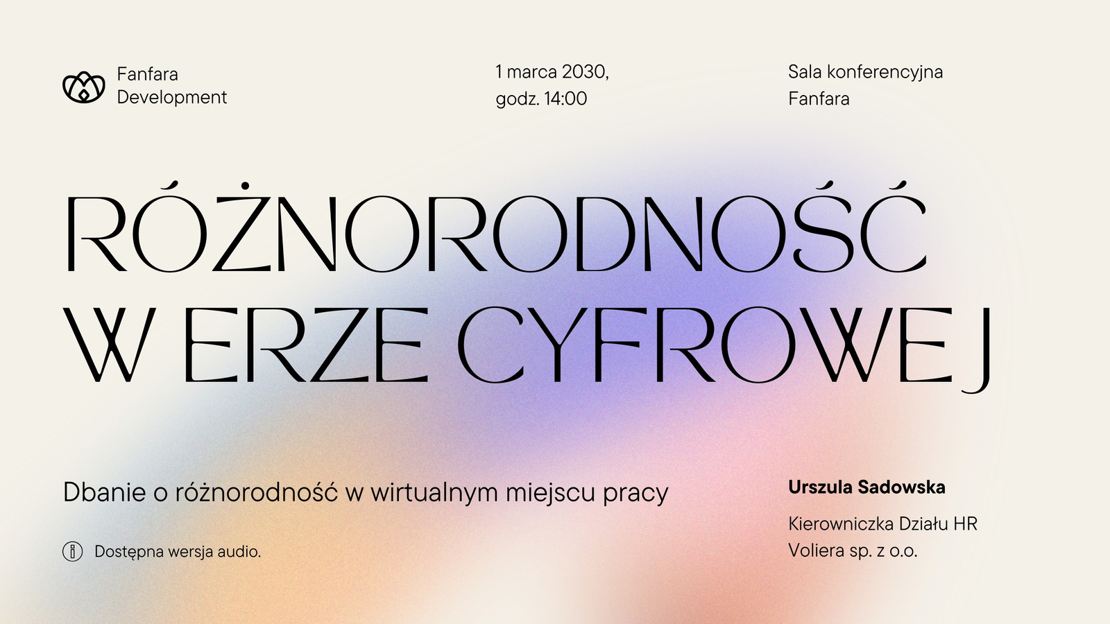 Na konferencję Na konferencję