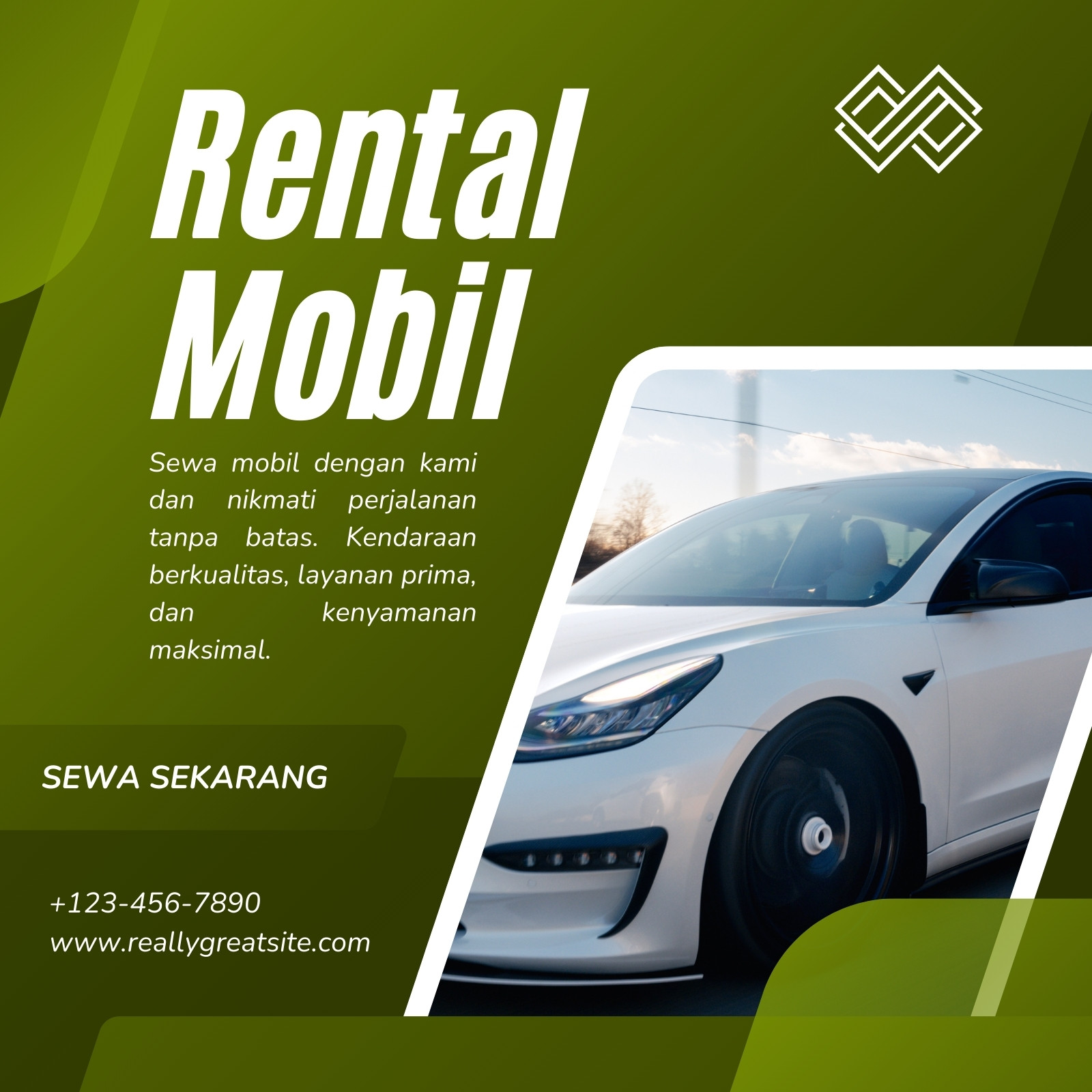 Bon Rental Mobil Gratis desain contoh rental mobil - Canva