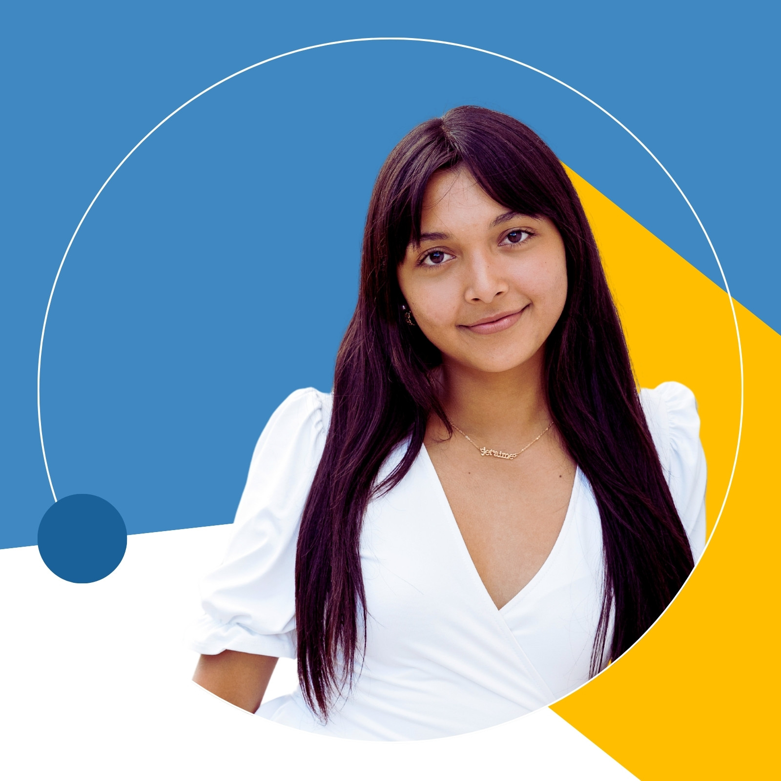 Bleu Jaune Créatif Moderne Photo de Profil LinkedIn Bleu Jaune Créatif Moderne Photo de Profil LinkedIn