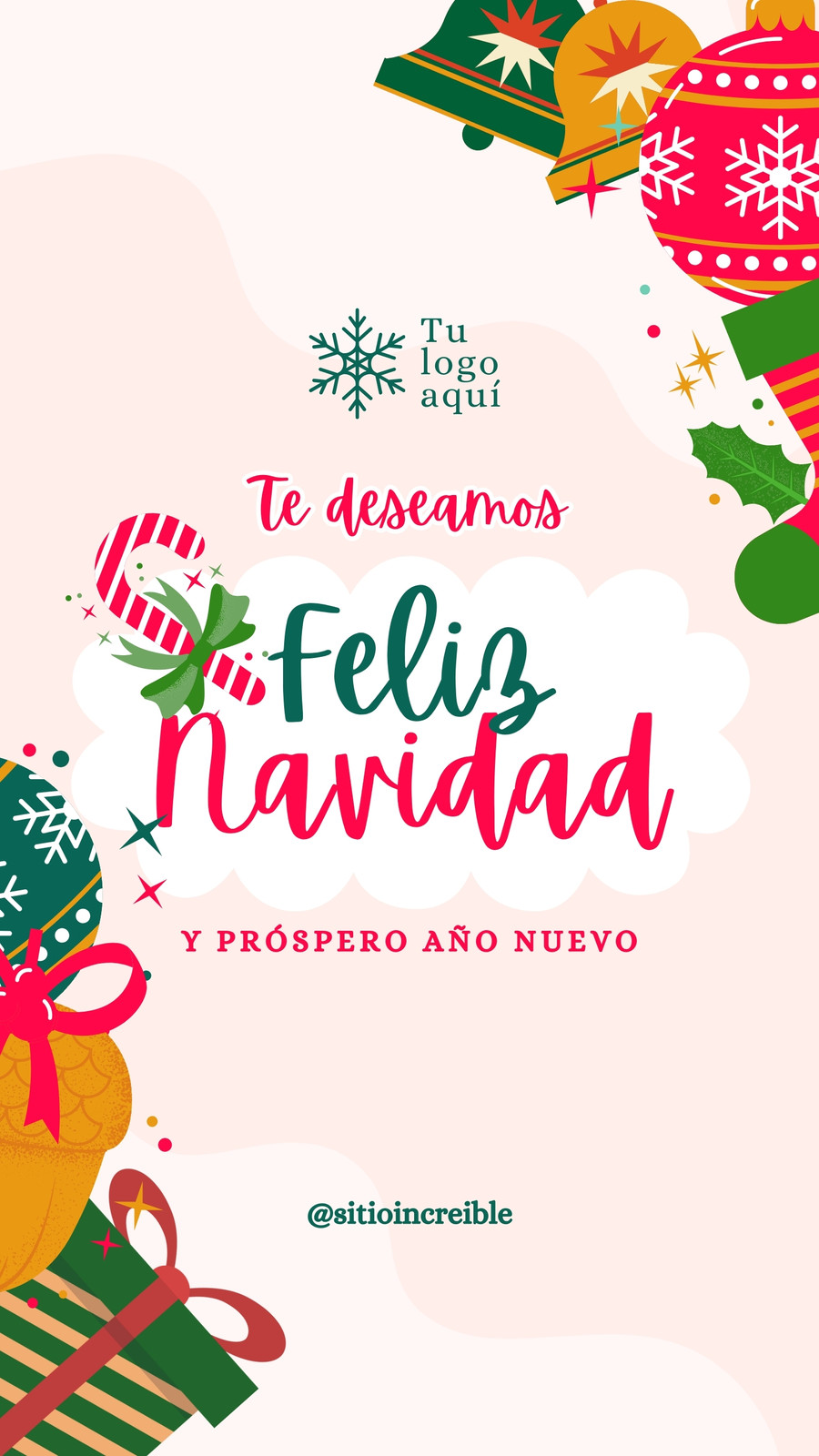 Plantillas Mensajes navideños - Gratis y editables - Canva