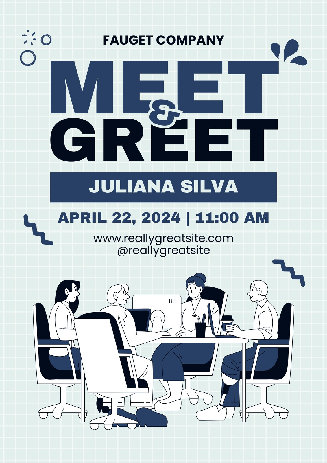 Free and customizable meet and greet templates