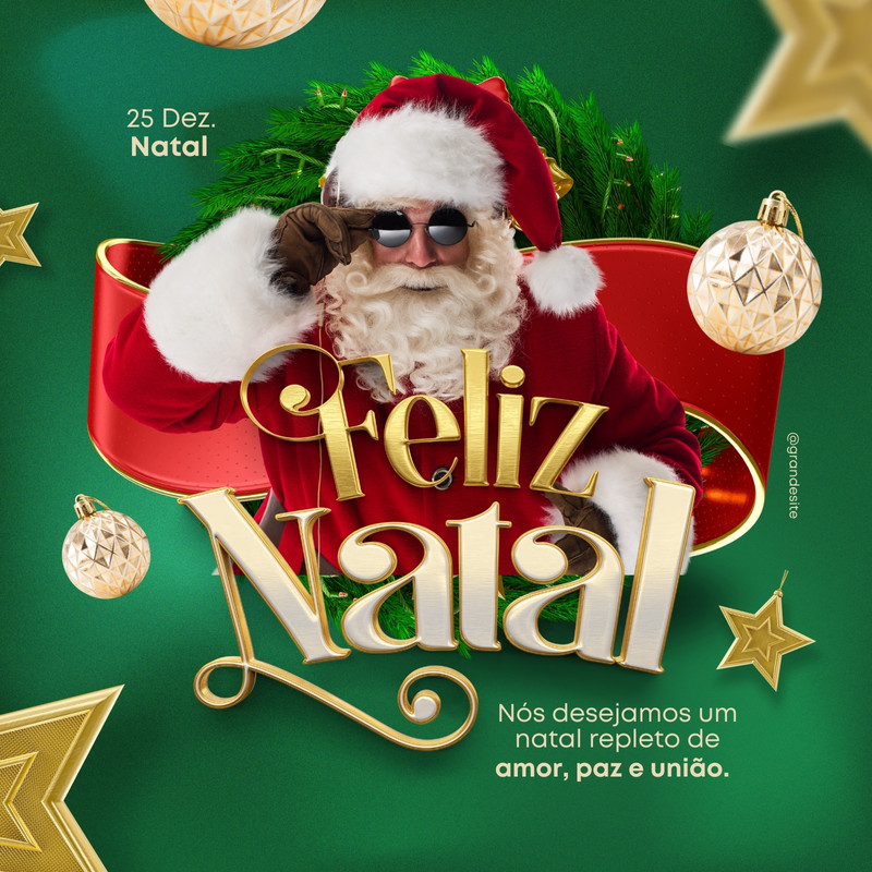 Modelos de Arte de Natal customizáveis e grátis