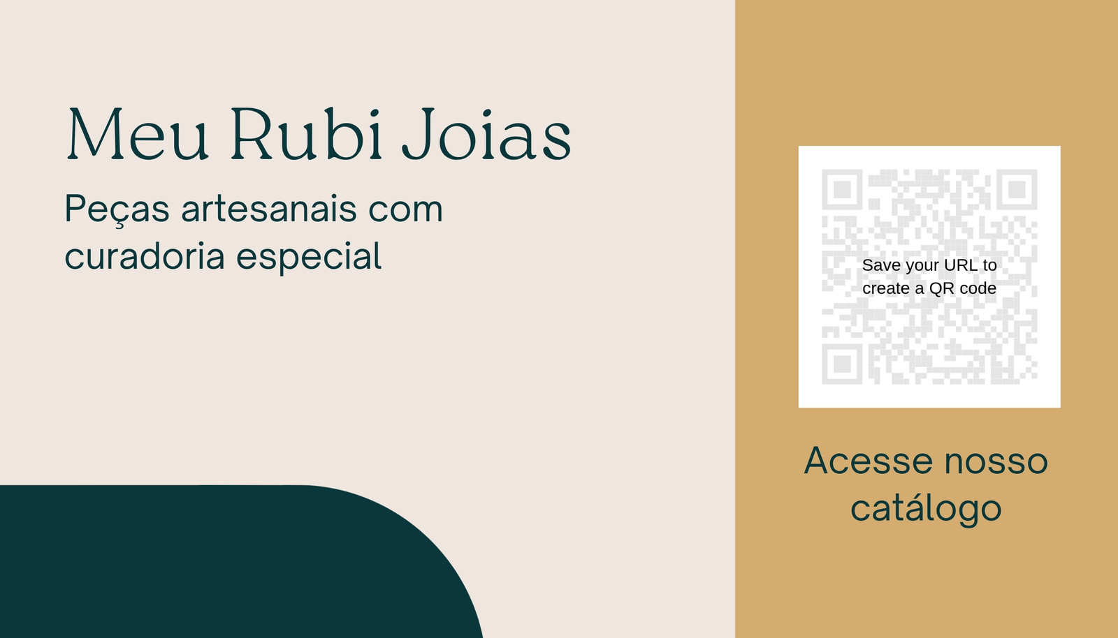 Cartão de Visita com QR Code Moda Orgânico Acolhedor Bege Amarelo-queimado Verde-escuro Cartão de Visita com QR Code Moda Orgânico Acolhedor Bege Amarelo-queimado Verde-escuro