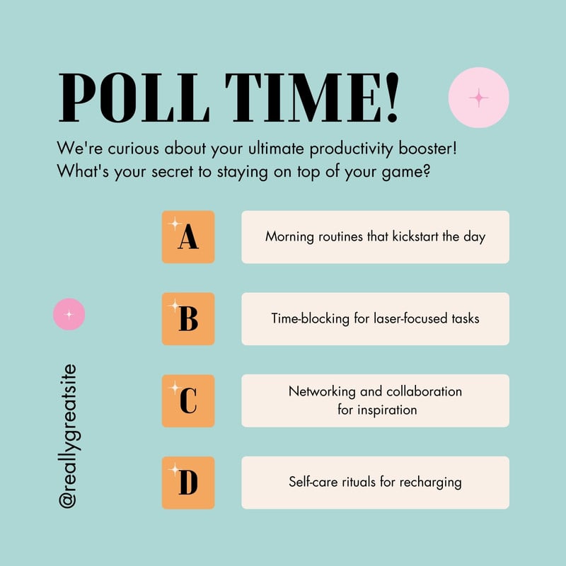 Free and customizable poll templates