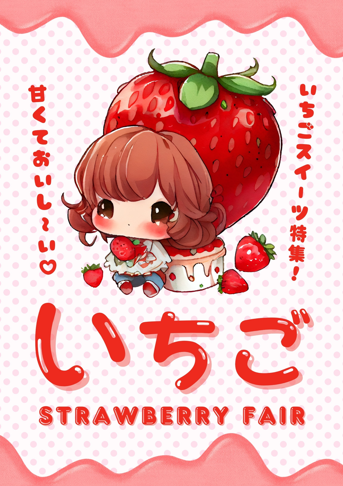 専用ページ☺︎ かわいやいちご様*. いちご様専用 扇形のいちご🍓 羽