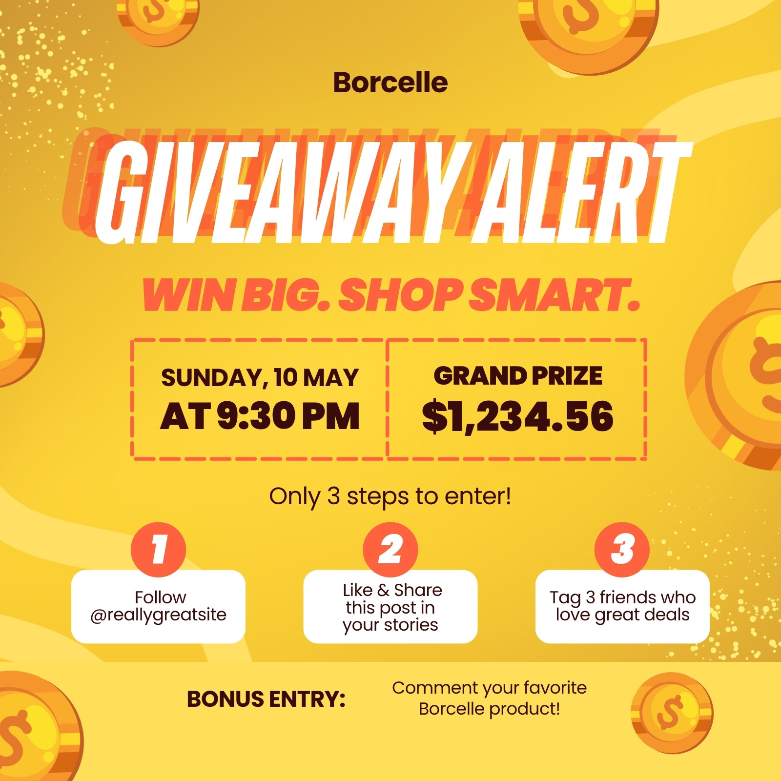 Poster For Rafle Page 15 - Free and customizable raffle templates