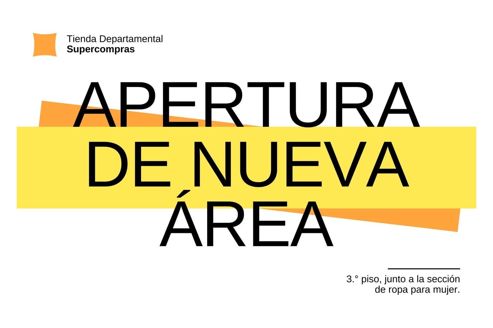 Amarillo y Naranja Rectángulos Moderno Negocio Exposición Retráctil Banner