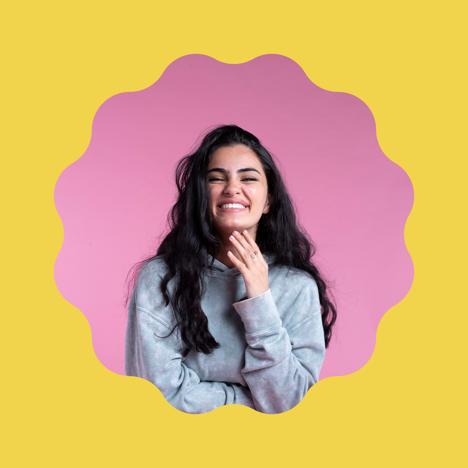 Immagine di Profilo Facebook Professionale Semplice Giallo Rosa Immagine di Profilo Facebook Professionale Semplice Giallo Rosa