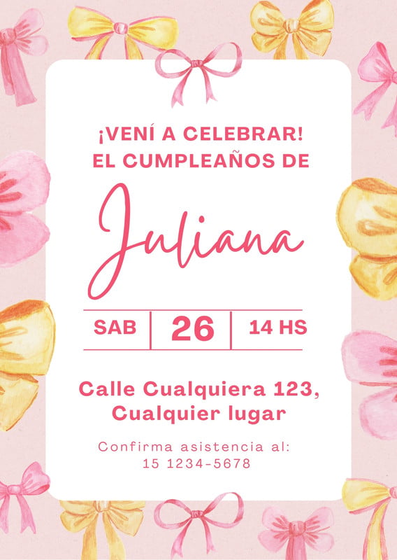 Plantillas de invitaciones para fiestas gratis | Canva