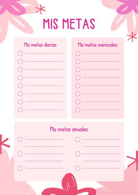 Plantillas de metas personales | Canva
