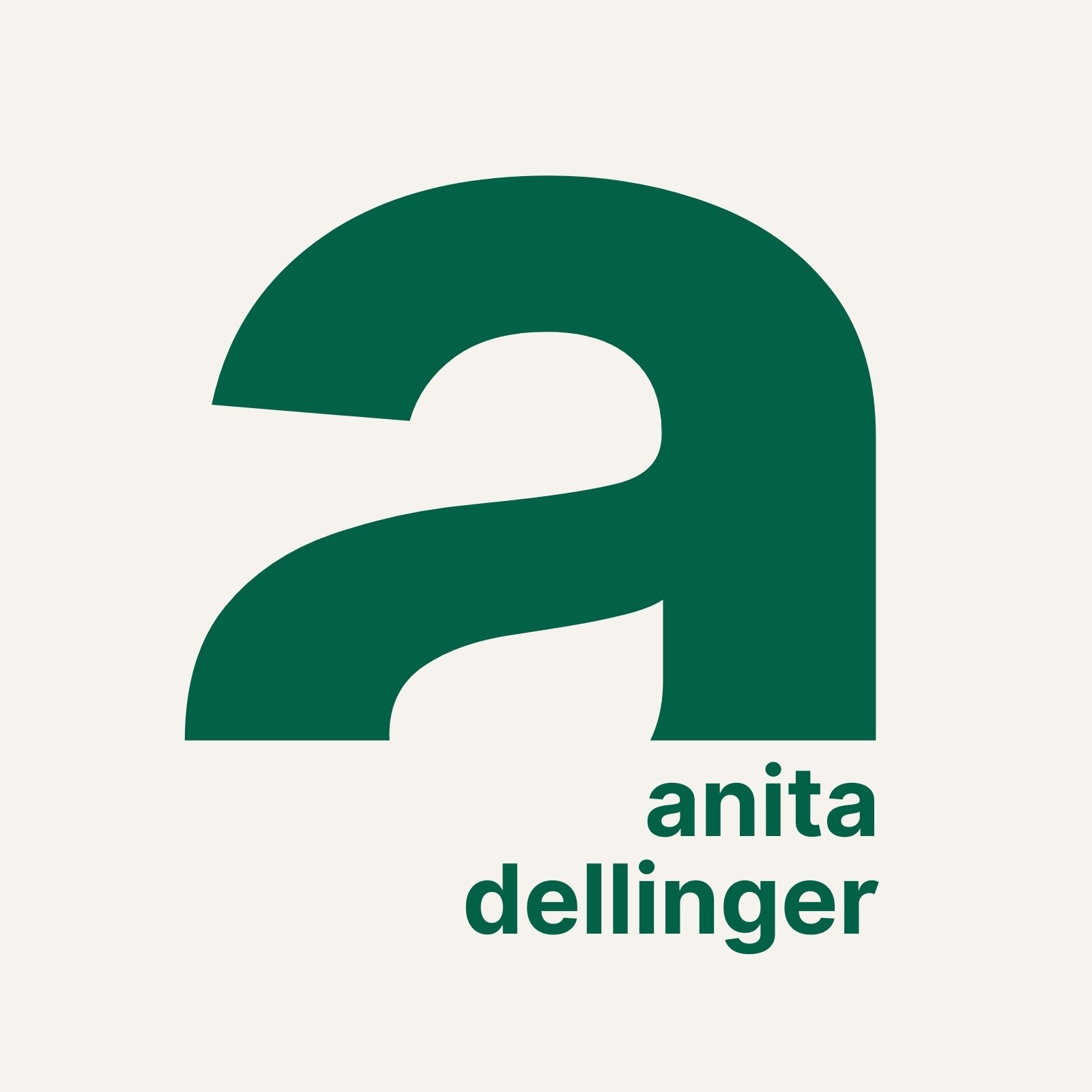 Grün Beige Minimalistisch Schlicht Elegant Modern Studio Logo