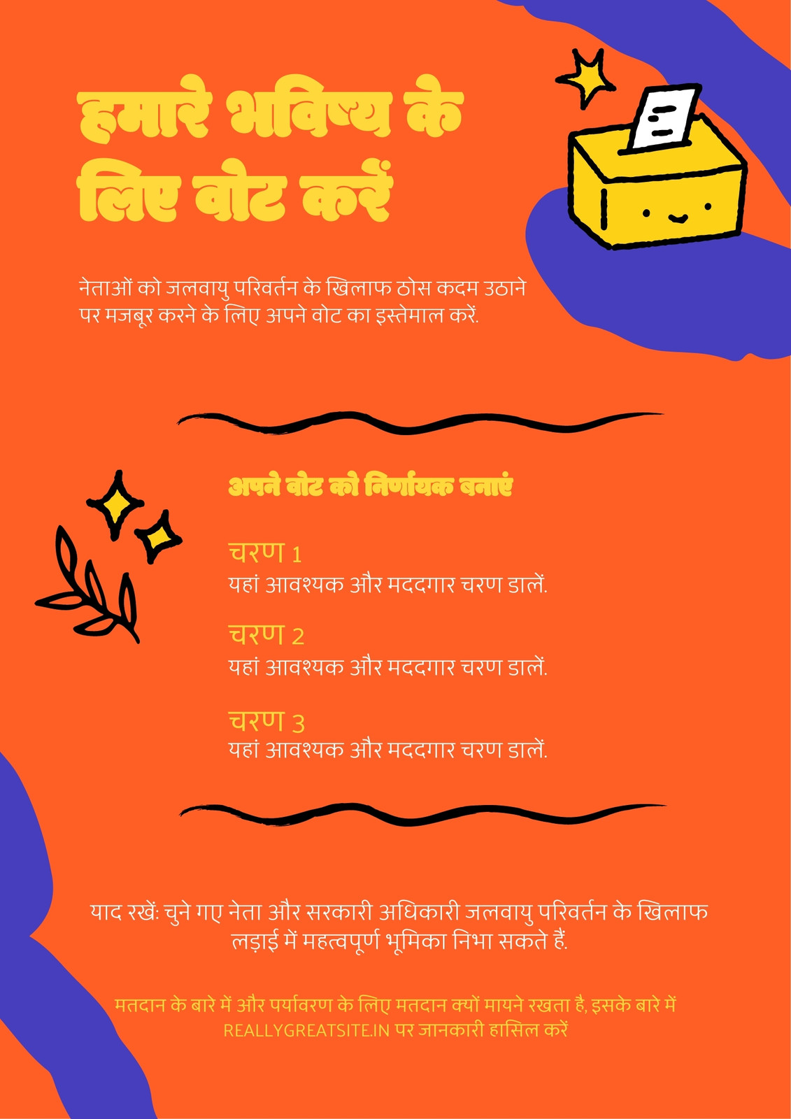 Matdata jagrukta abhiyan poster banaye Matdata jagrukta abhiyan poster banaye