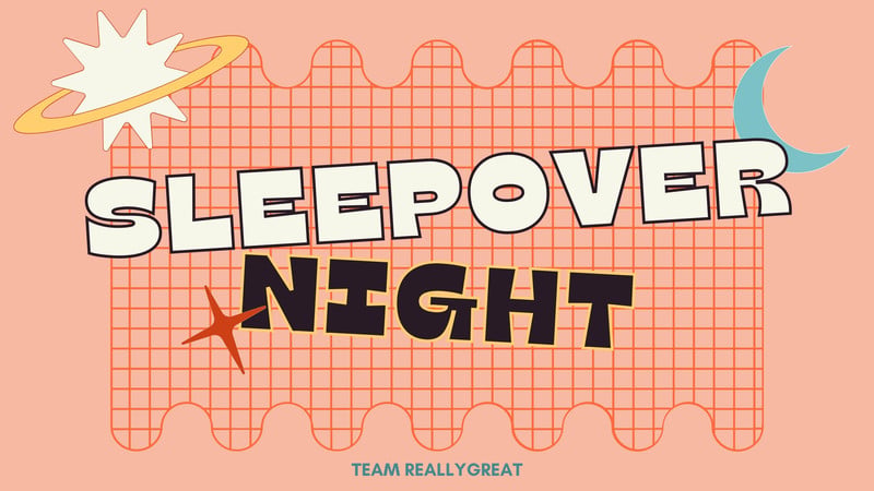 Colorful Retro Playful Trivia Game Night Fun Presentation