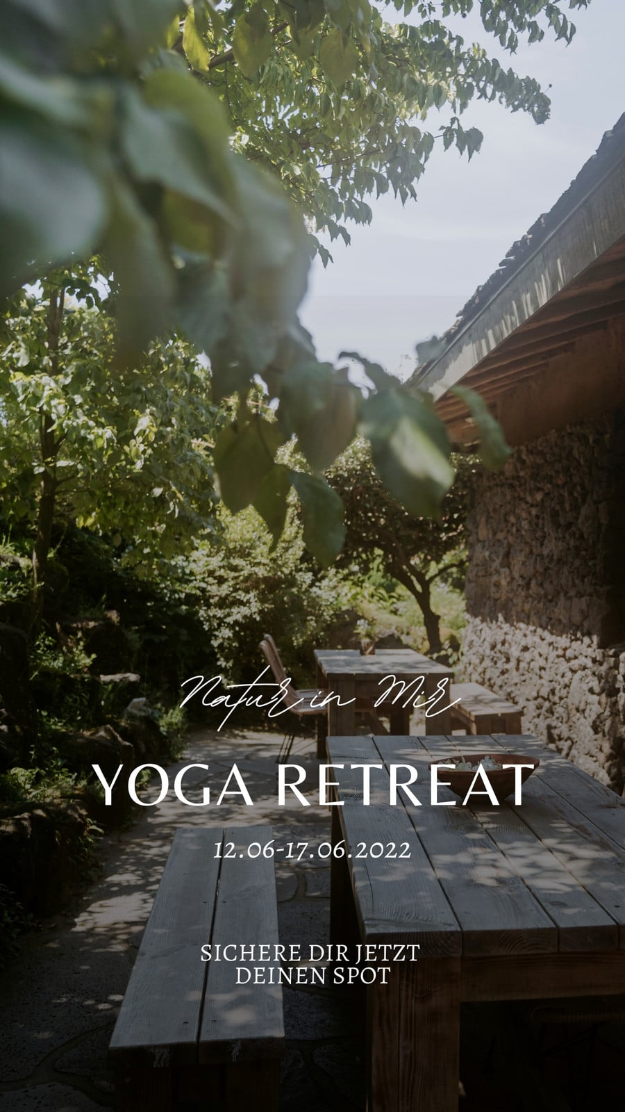 Reterta Kostenlos anpassbare Vorlagen zum Thema Retreat - Canva