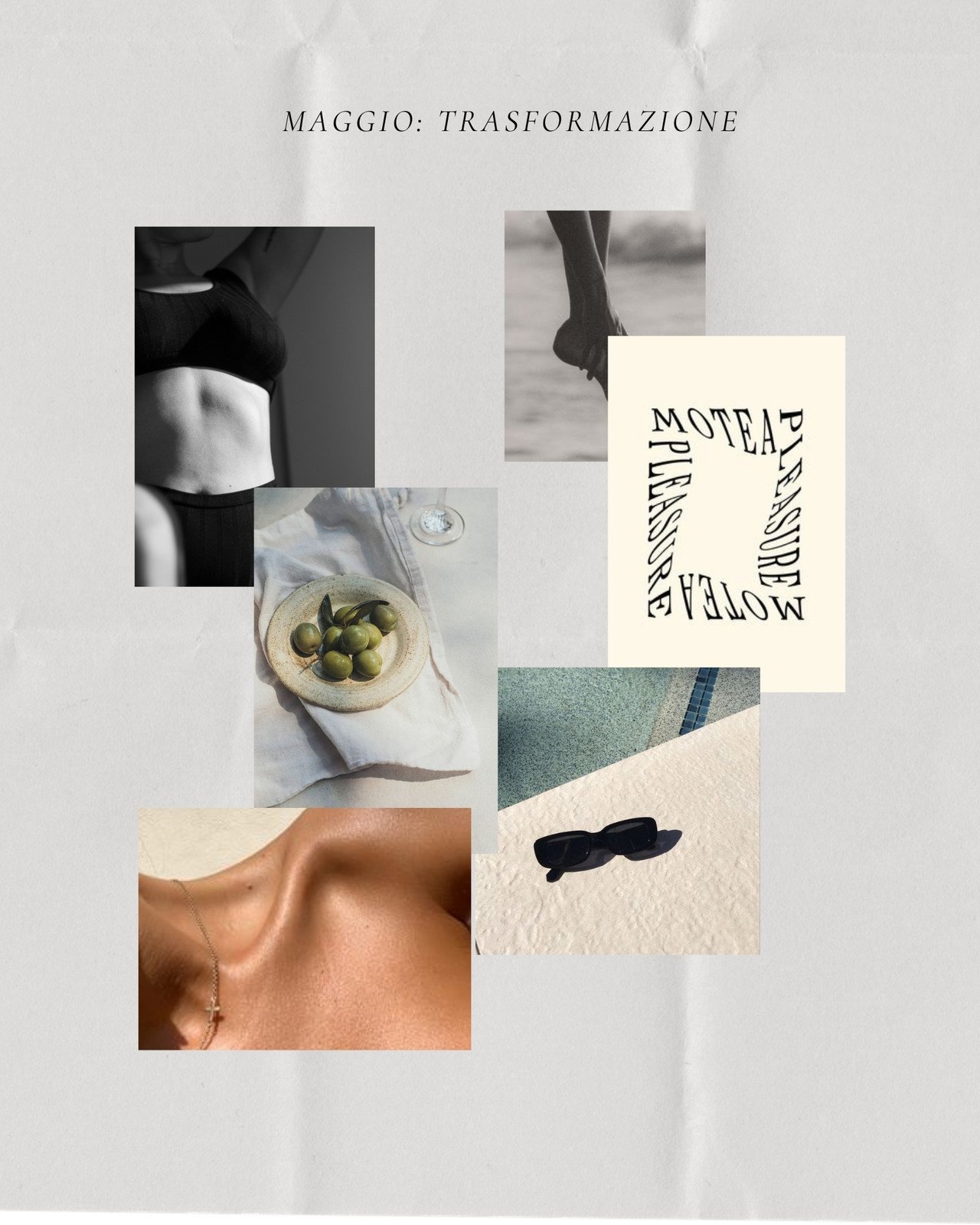 Moodboard Mese Collage Foto Post Instagram