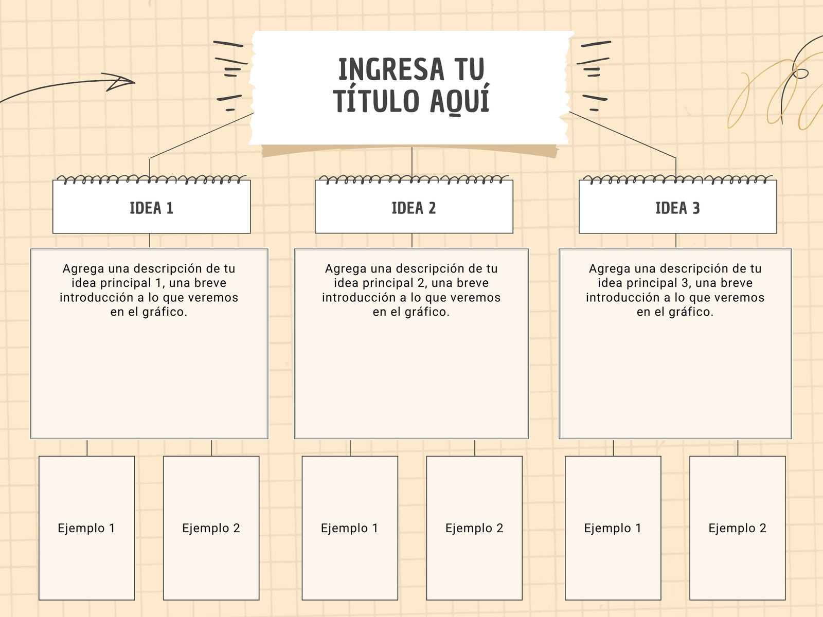 Mapa Conceptual Cuadro Sinóptico Simple Sencillo Amarillo