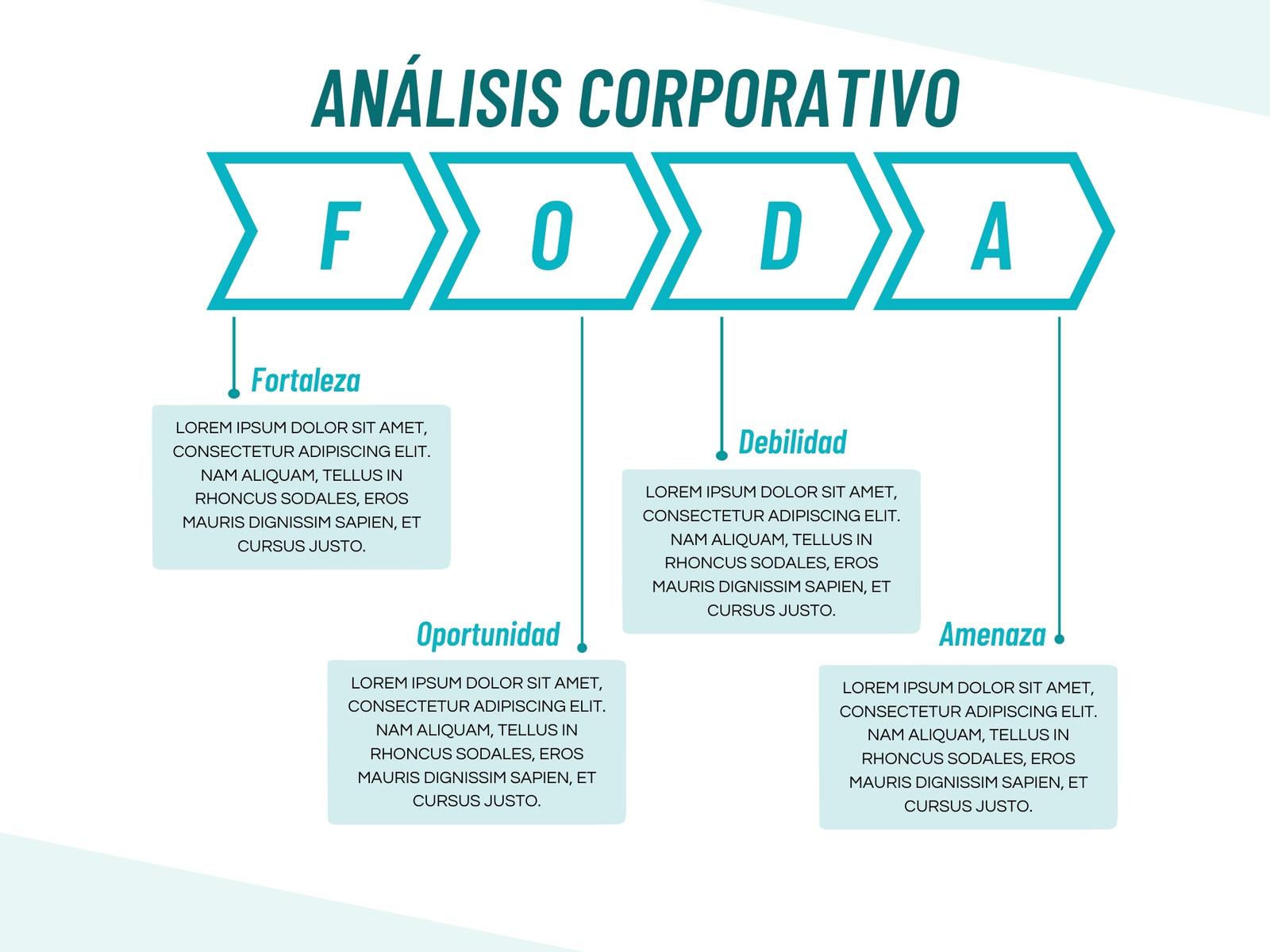 grafico dafo corporativo profesional azul