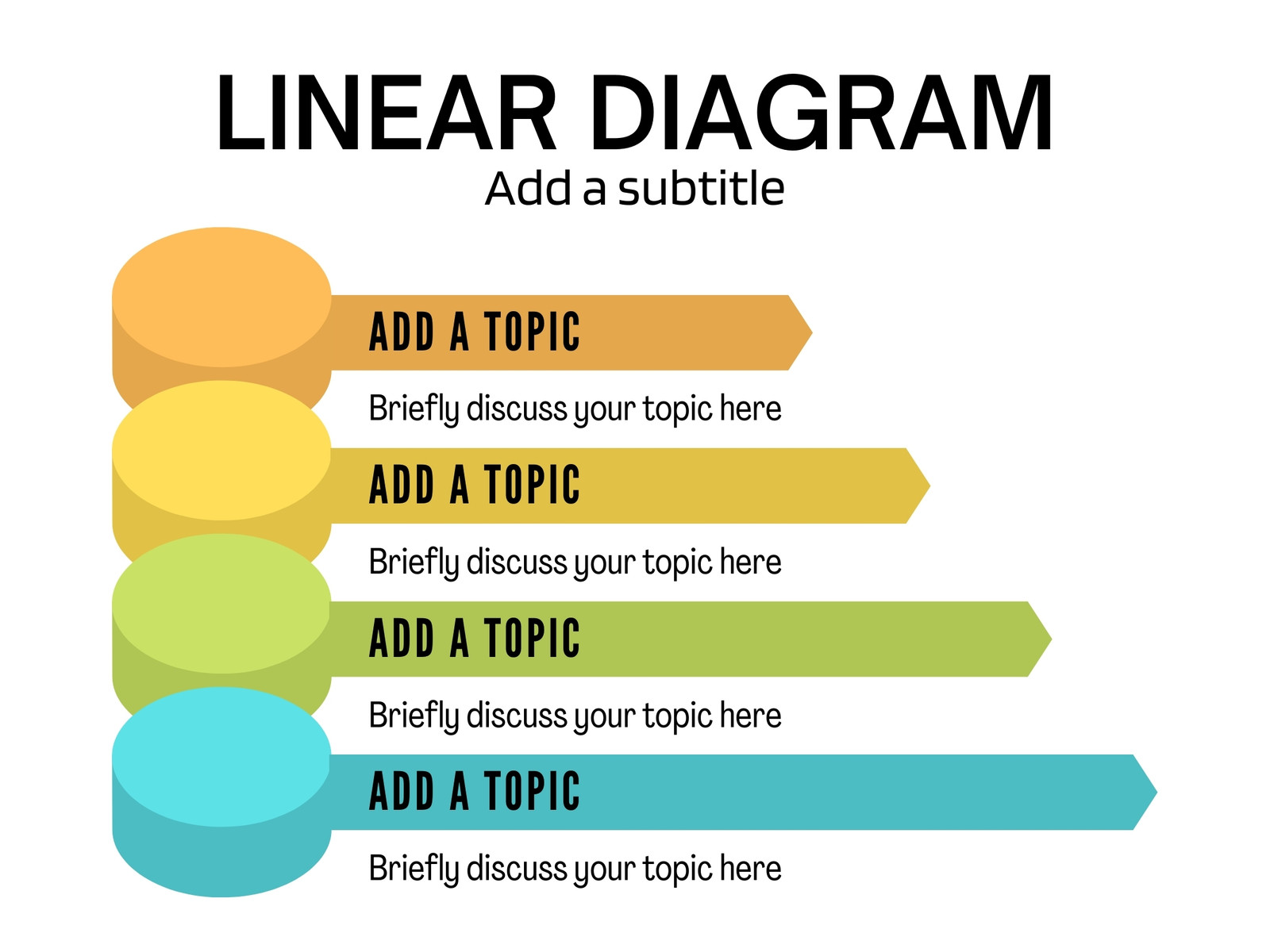 Colorful Circle Flowchart Venn Diagram