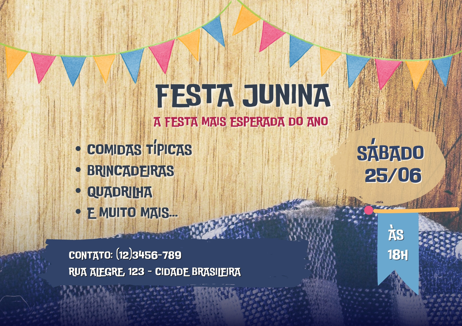 Cartaz Festa Junina