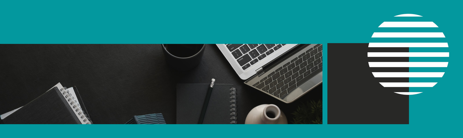 Linkedin banner geométrico azul e preto Linkedin banner geométrico azul e preto