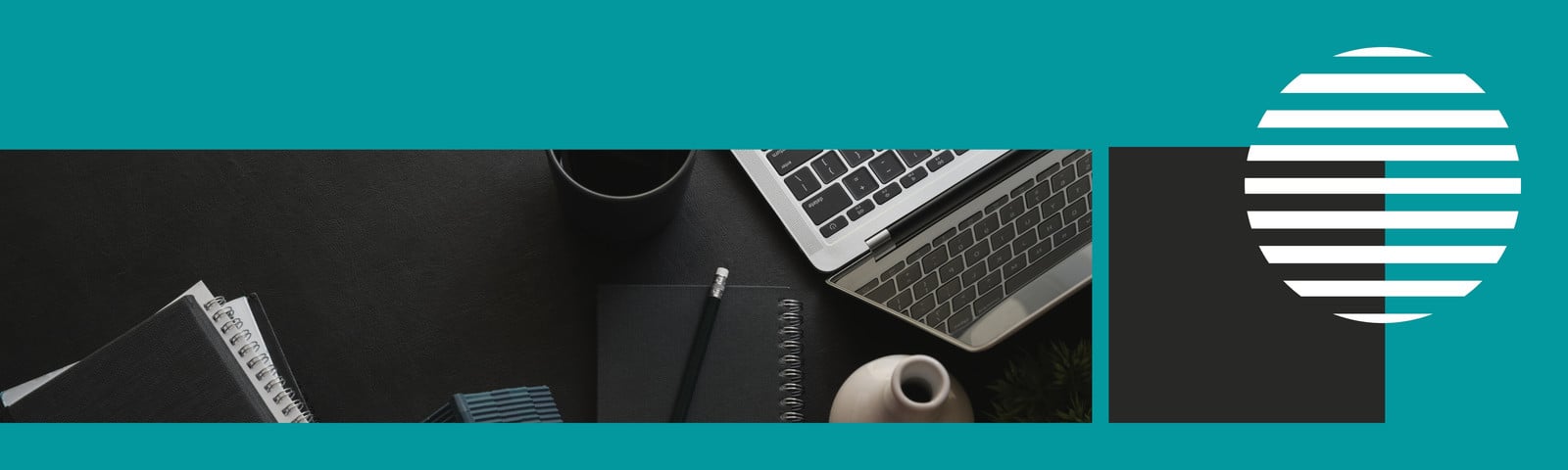 Linkedin banner geométrico azul e preto Linkedin banner geométrico azul e preto