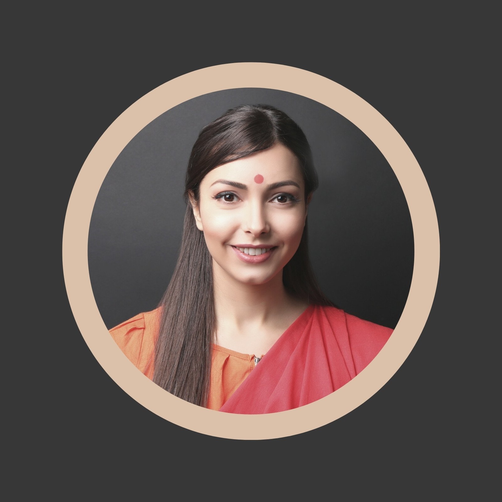 चारकोल बेज आधुनिक स्‍वतंत्रचेता YouTube चैनल लोगो