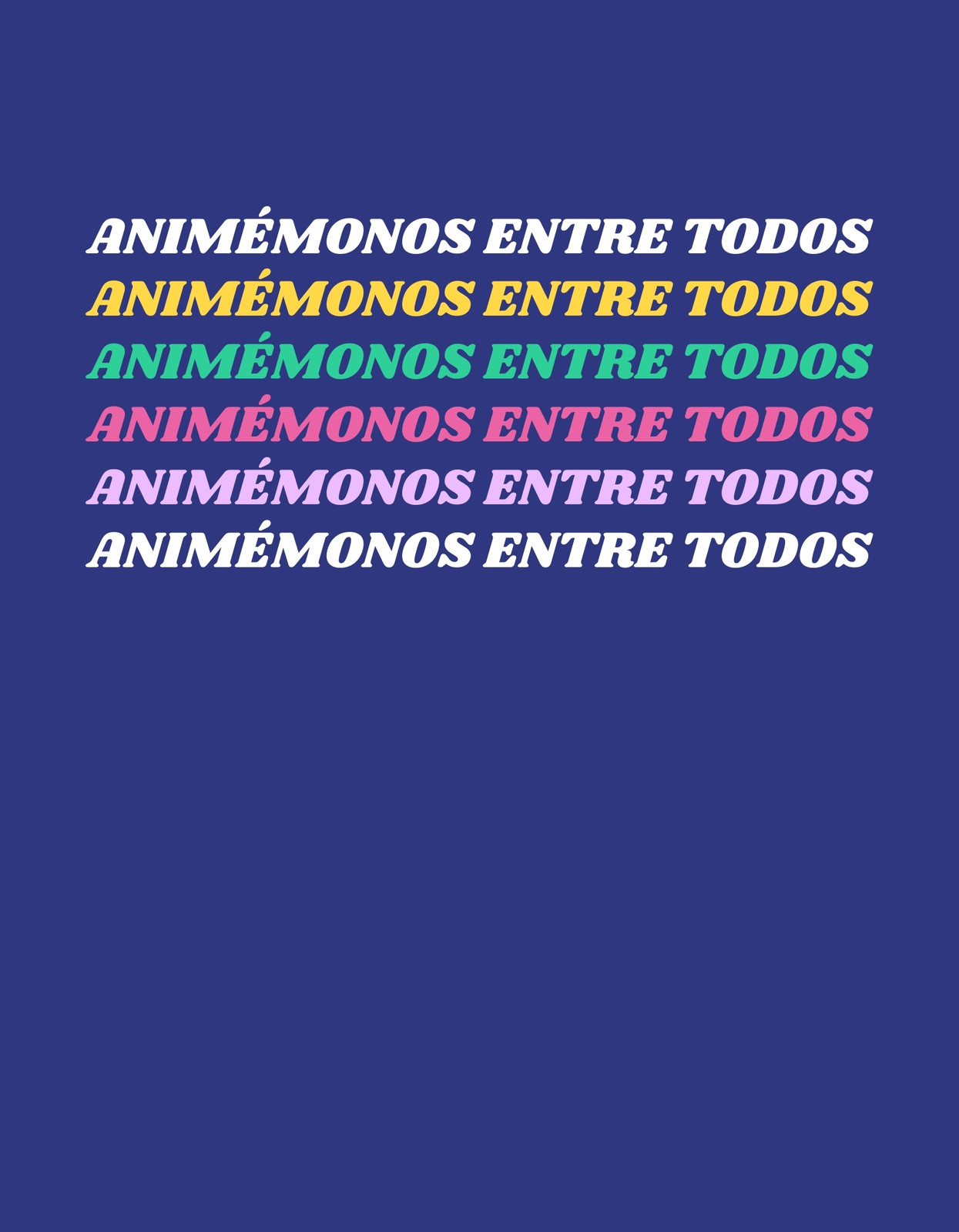 Camiseta Positividad Tipografía Colorido