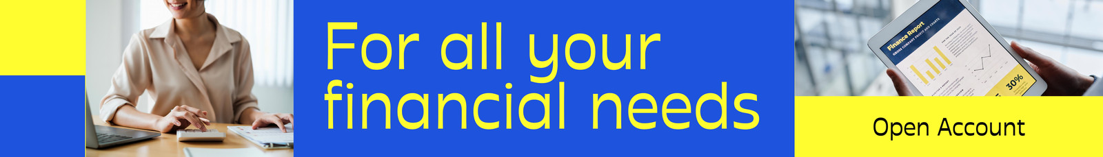 Blue Neon Yellow Simple Blocks Mobile Banner Blue Neon Yellow Simple Blocks Mobile Banner