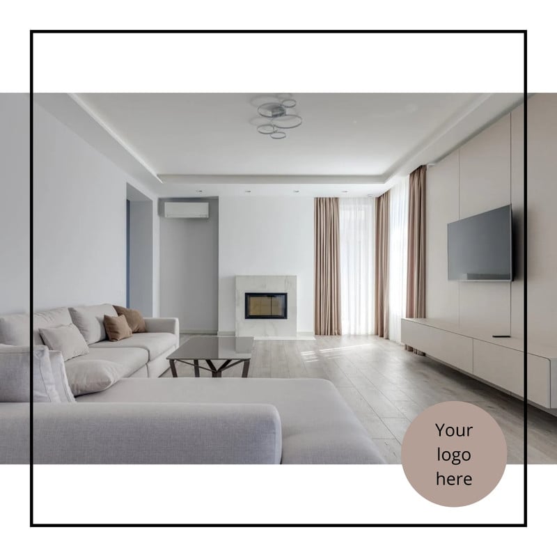 Free and customizable living room templates