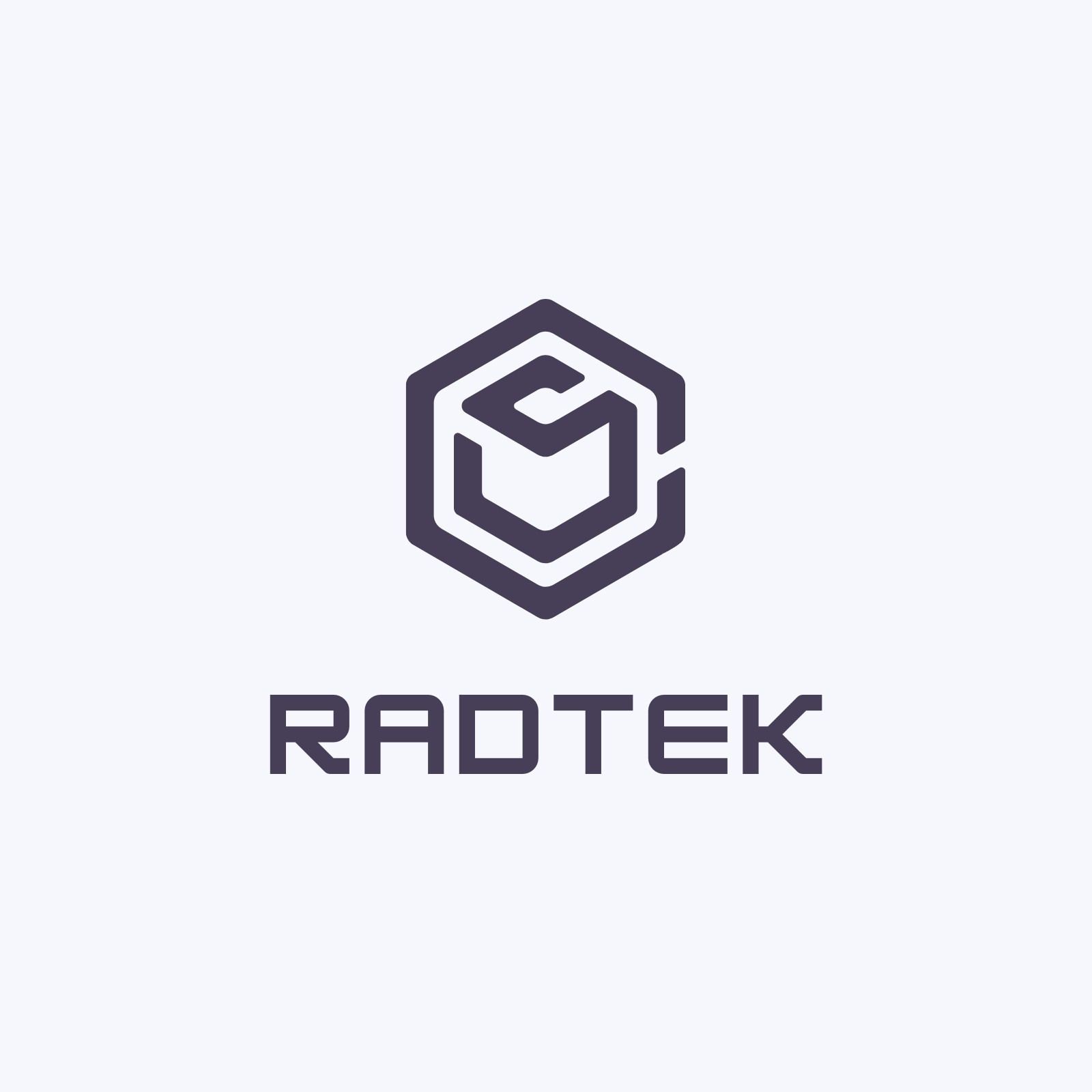 Logotipo Moderno Tecnologia e Gaming Roxo Logotipo Moderno Tecnologia e Gaming Roxo