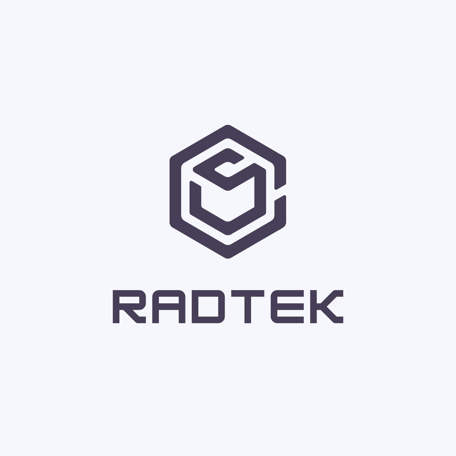 Logotipo Moderno Tecnologia e Gaming Roxo Logotipo Moderno Tecnologia e Gaming Roxo