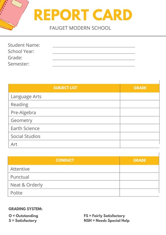 conduct grades on report cards Who makes the grade? Plain language for federal agencies Configuring a Conduct Section in