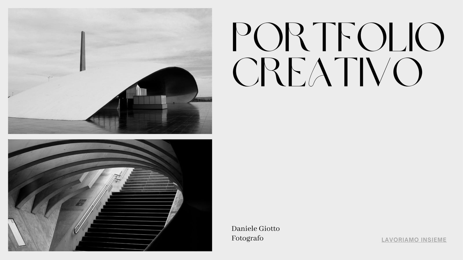 Grigio Nero Chiaro Sperimentale Portfolio Fotografico Sito Web Grigio Nero Chiaro Sperimentale Portfolio Fotografico Sito Web