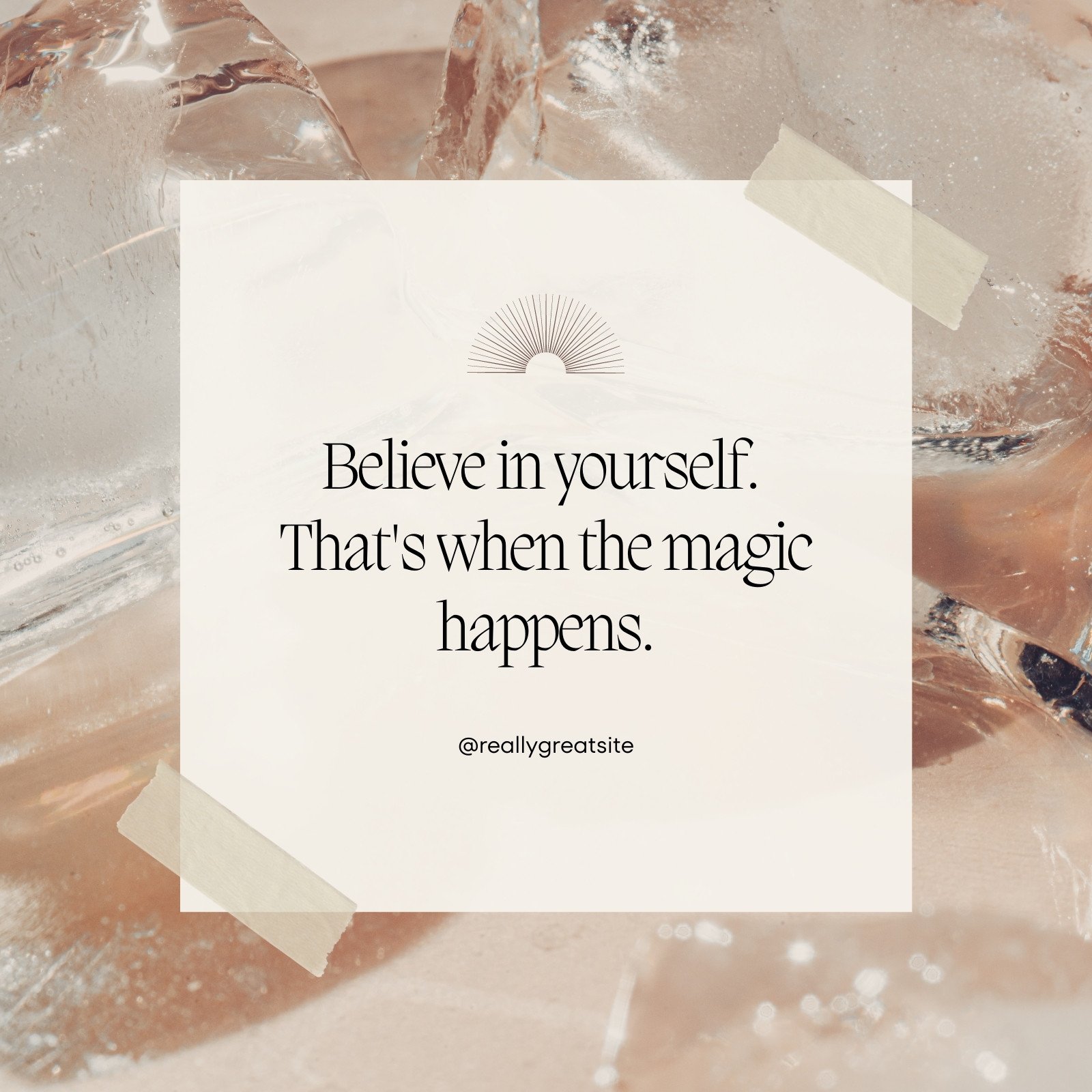 Modern Post It Note Positive Quote Instagram Post