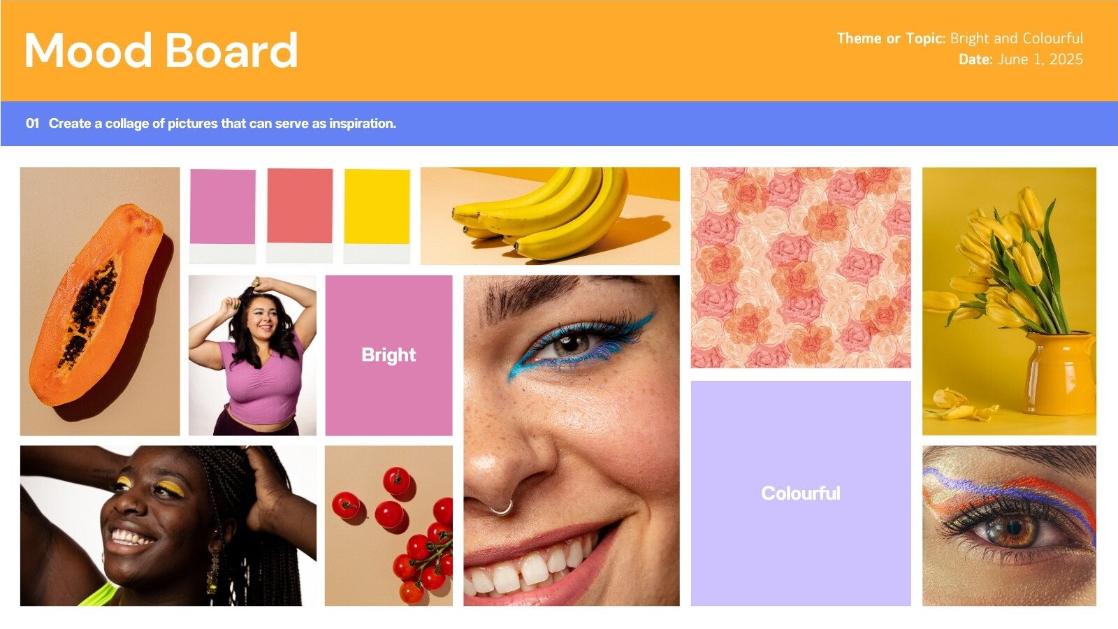 Mood Board Brainstorm Whiteboard